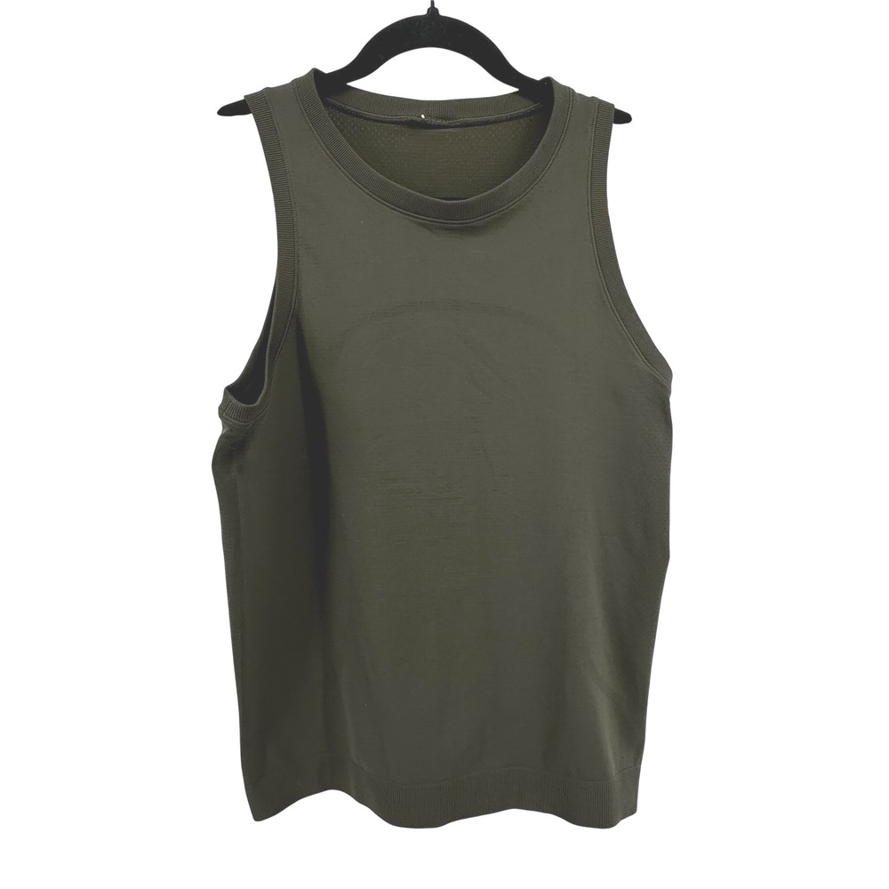 Lululemon Athletica Tank Top Women Olive Green Athleisure Athletic Sleeveless  M